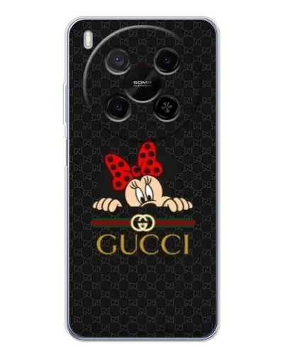 Чехол для Huawei Mate 80 Pro Max с картинкой «Минни Маус Gucci — черный» Чехол для Huawei Mate 80 Pro Max с картинкой «Минни Маус Gucci — черный»
