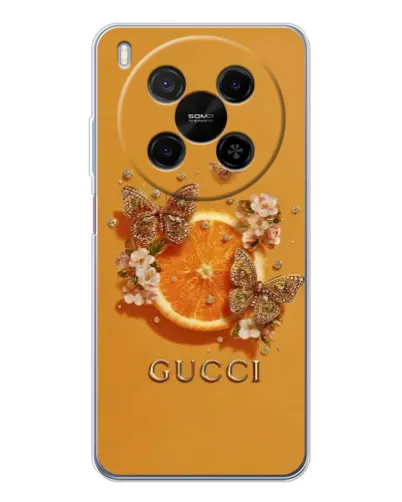 Чехол для Huawei Mate 80 Pro Max с картинкой «Gucci — золотые бабочки» Чехол для Huawei Mate 80 Pro Max с картинкой «Gucci — золотые бабочки»