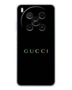 Чехол для Huawei Mate 80 Pro Max с картинкой «Gucci — неоновый минимализм»