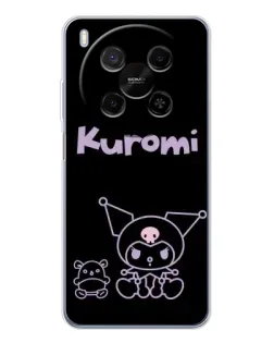 Чехол для Huawei Mate 80 Pro Max с картинкой «Kuromi — черный минимализм» Чехол для Huawei Mate 80 Pro Max с картинкой «Kuromi — черный минимализм»