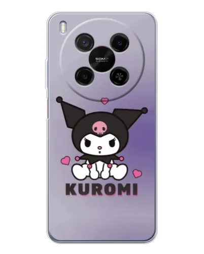 Чехол для Huawei Mate 80 Pro Max с картинкой «Kuromi — фиолетовый арт»