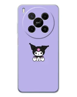 Чехол для Huawei Mate 80 Pro Max с картинкой «Kuromi — фиолетовый минимализм»