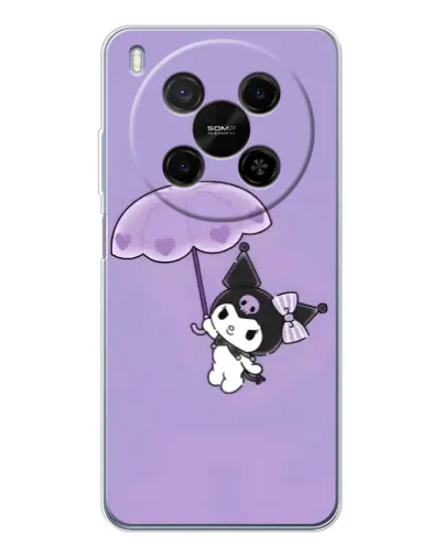 Чехол для Huawei Mate 80 Pro Max с картинкой «Kuromi с зонтиком»