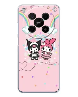 Чехол для Huawei Mate 80 Pro Max с картинкой «My Melody и Kuromi»