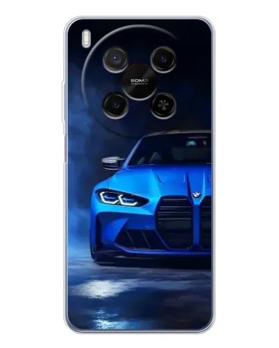 Чехол для Huawei Mate 80 Pro Max с картинкой «Голубая BMW M4» Чехол для Huawei Mate 80 Pro Max с картинкой «Голубая BMW M4»