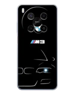 Чехол для Huawei Mate 80 Pro Max с картинкой «Минималистичный принт BMW M3»