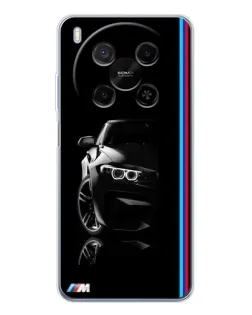Чехол для Huawei Mate 80 Pro Max с картинкой «Силуэт BMW в темноте»