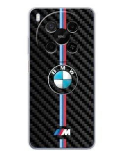 Чехол для Huawei Mate 80 Pro Max с картинкой «Эмблема BMW и карбон»