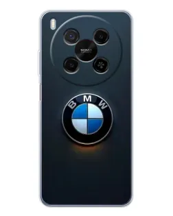 Чехол для Huawei Mate 80 Pro Max с картинкой «Логотип BMW — минимализм»