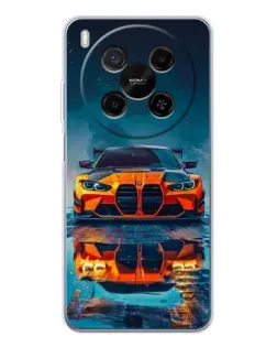 Чехол для Huawei Mate 80 Pro Max с картинкой «BMW — золотая эмблема»