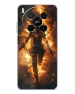 Чехол для Huawei Mate 80 Pro Max с картинкой «BMW — скорость в дожде»