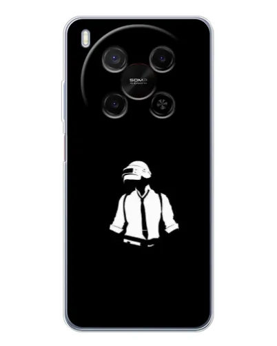 Чехол для Huawei Mate 80 Pro Max с картинкой «PUBG — белый шлем» Чехол для Huawei Mate 80 Pro Max с картинкой «PUBG — белый шлем»