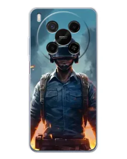 Чехол для Huawei Mate 80 Pro Max с картинкой «PUBG — реалистичный герой»