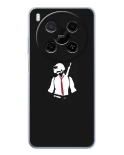 Чехол для Huawei Mate 80 Pro Max с картинкой «PUBG — силуэт воина»