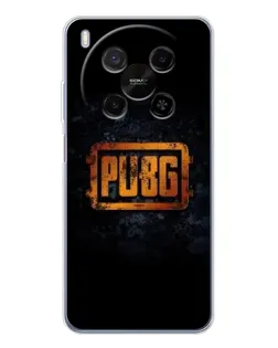 Чехол для Huawei Mate 80 Pro Max с картинкой «PUBG — золотой логотип»