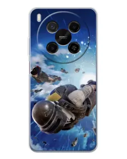 Чехол для Huawei Mate 80 Pro Max с картинкой «Десант PUBG — прыжок»