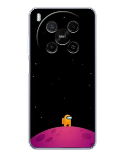 Чехол для Huawei Mate 80 Pro Max с картинкой «Одинокий герой на планете»