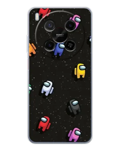 Чехол для Huawei Mate 80 Pro Max с картинкой «Космический паттерн Among Us»