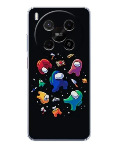 Чехол для Huawei Mate 80 Pro Max с картинкой «Among Us космос»