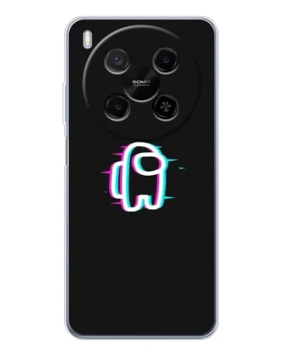 Чехол для Huawei Mate 80 Pro Max с картинкой «Among Us неон»