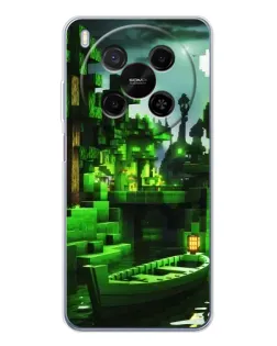 Чехол для Huawei Mate 80 Pro Max с картинкой «Minecraft лесной пейзаж»