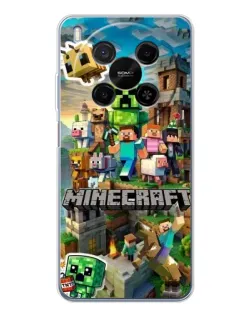 Чехол для Huawei Mate 80 Pro Max с картинкой «Замок Minecraft»