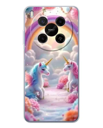 Чехол для Huawei Mate 80 Pro Max с картинкой «Радуга и единороги» Чехол для Huawei Mate 80 Pro Max с картинкой «Радуга и единороги»