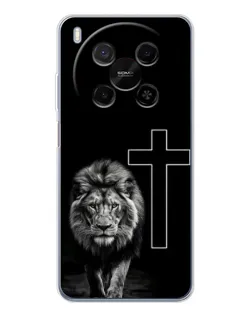 Чехол для Huawei Mate 80 Pro Max с картинкой «Лев и Крест» Чехол для Huawei Mate 80 Pro Max с картинкой «Лев и Крест»