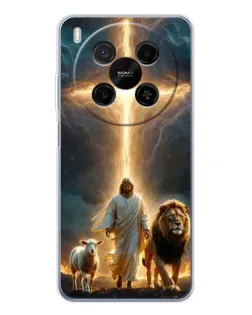 Чехол для Huawei Mate 80 Pro Max с картинкой «Лев Иуды и Свет» Чехол для Huawei Mate 80 Pro Max с картинкой «Лев Иуды и Свет»