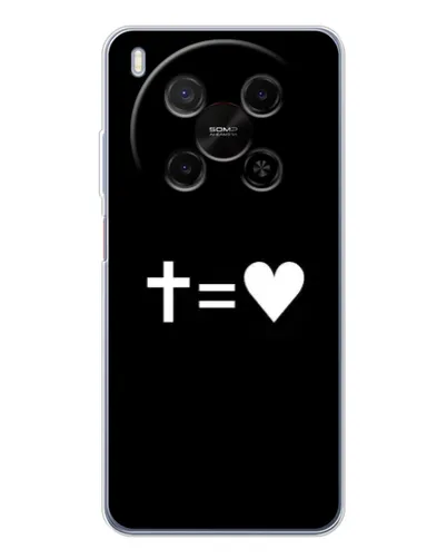 Чехол для Huawei Mate 80 Pro Max с картинкой «Крест и Сердце» Чехол для Huawei Mate 80 Pro Max с картинкой «Крест и Сердце»