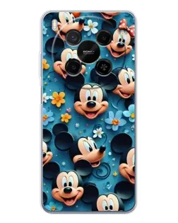 Чехол для Huawei Mate 80 Pro Max с картинкой «Паттерн Микки и Минни»
