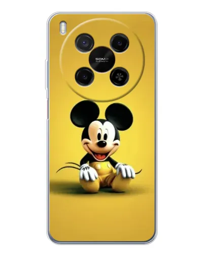 Чехол для Huawei Mate 80 Pro Max с картинкой «Микки на желтом» Чехол для Huawei Mate 80 Pro Max с картинкой «Микки на желтом»