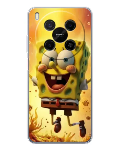 Чехол для Huawei Mate 80 Pro Max с картинкой «Губка Боб прыгает» Чехол для Huawei Mate 80 Pro Max с картинкой «Губка Боб прыгает»