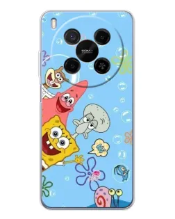 Чехол для Huawei Mate 80 Pro Max с картинкой «Веселые пузырьки»