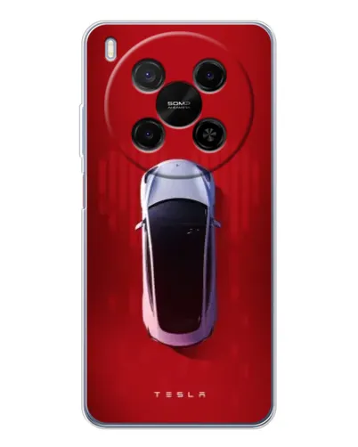 Чехол для Huawei Mate 80 Pro Max с картинкой «Tesla Top View» Чехол для Huawei Mate 80 Pro Max с картинкой «Tesla Top View»