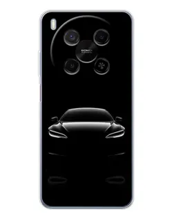 Чехол для Huawei Mate 80 Pro Max с картинкой «Силуэт Tesla Night»