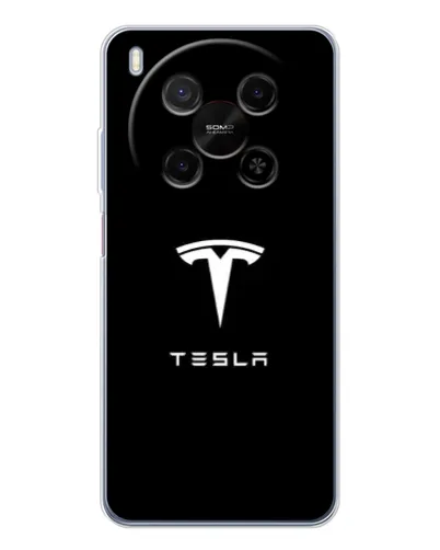 Чехол для Huawei Mate 80 Pro Max с картинкой «Tesla White Logo» Чехол для Huawei Mate 80 Pro Max с картинкой «Tesla White Logo»
