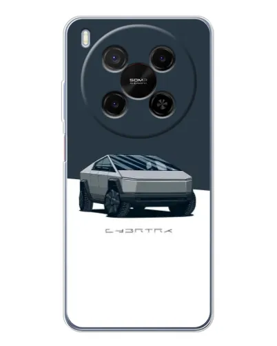 Чехол для Huawei Mate 80 Pro Max с картинкой «Серебристый Cybertruck Tesla» Чехол для Huawei Mate 80 Pro Max с картинкой «Серебристый Cybertruck Tesla»