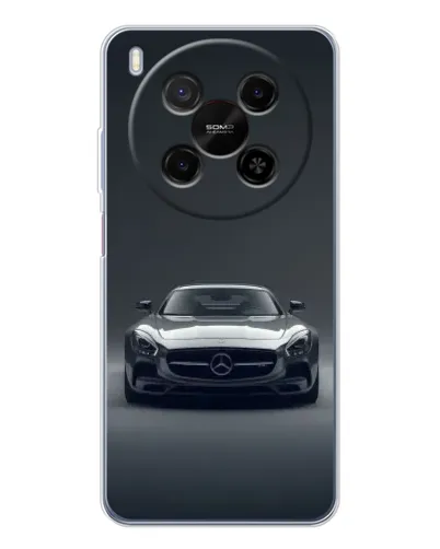 Чехол для Huawei Mate 80 Pro Max с картинкой «Mercedes на черном» Чехол для Huawei Mate 80 Pro Max с картинкой «Mercedes на черном»
