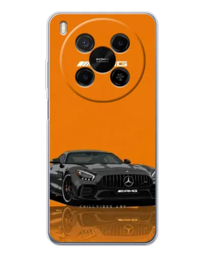 Чехол для Huawei Mate 80 Pro Max с картинкой «Оранжевый Mercedes AMG» Чехол для Huawei Mate 80 Pro Max с картинкой «Оранжевый Mercedes AMG»