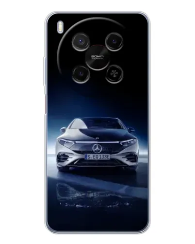 Чехол для Huawei Mate 80 Pro Max с картинкой «Ночной Mercedes EQ» Чехол для Huawei Mate 80 Pro Max с картинкой «Ночной Mercedes EQ»