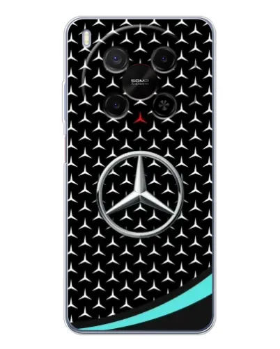 Чехол для Huawei Mate 80 Pro Max с картинкой «Mercedes — бирюзовый акцент» Чехол для Huawei Mate 80 Pro Max с картинкой «Mercedes — бирюзовый акцент»