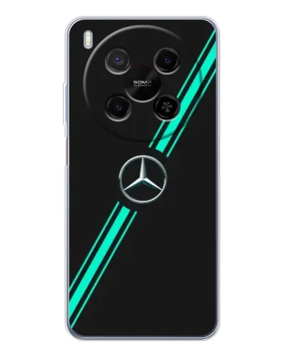 Чехол для Huawei Mate 80 Pro Max с картинкой «Спортивные линии Mercedes» Чехол для Huawei Mate 80 Pro Max с картинкой «Спортивные линии Mercedes»