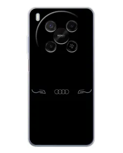 Чехол для Huawei Mate 80 Pro Max с картинкой «Audi — световой подпись»