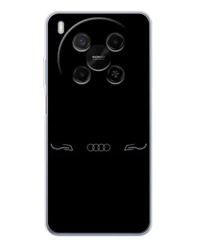 Чехол для Huawei Mate 80 Pro Max с картинкой «Audi — световой подпись»