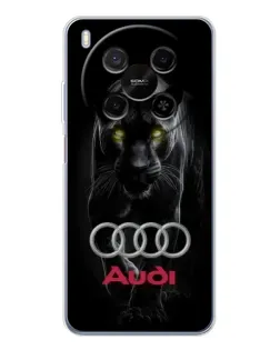 Чехол для Huawei Mate 80 Pro Max с картинкой «Пантера и Audi»