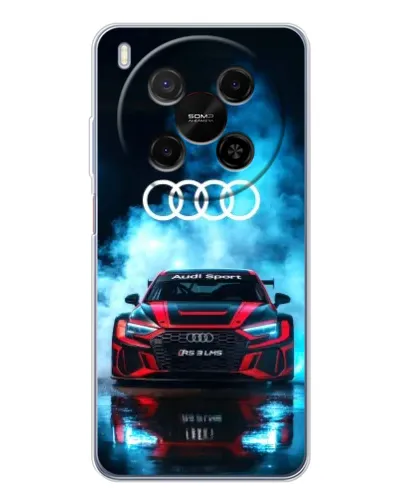 Чехол для Huawei Mate 80 Pro Max с картинкой «Audi Sport — неон»