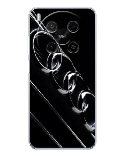 Чехол для Huawei Mate 80 Pro Max с картинкой «Audi — абстрактные кольца»