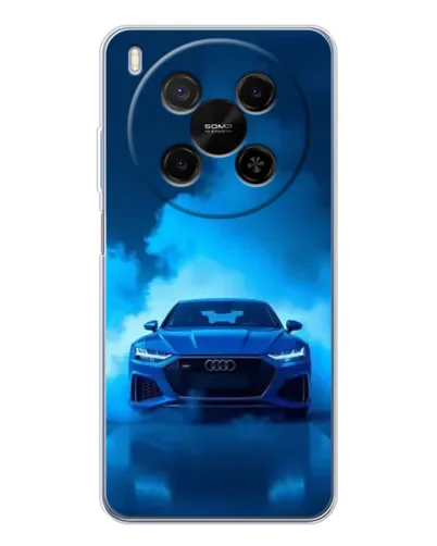 Чехол для Huawei Mate 80 Pro Max с картинкой «Audi — голубая энергия»