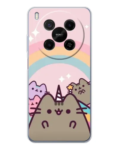 Чехол для Huawei Mate 80 Pro Max с картинкой «Единорог Pusheen» Чехол для Huawei Mate 80 Pro Max с картинкой «Единорог Pusheen»